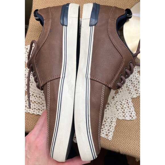 Goodfellow & Co Fashion Sneakers Brown Low Top Lace Up Casual Classic Mens 9 - Picture 4 of 10